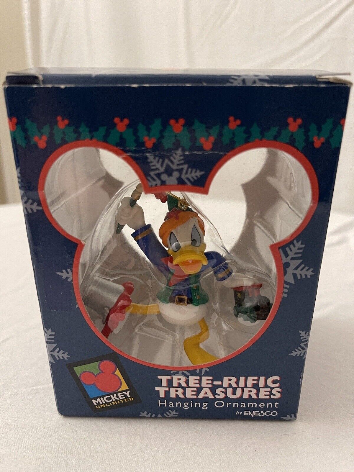 Mickey Unlimited Donald Duck Tree-rific Treasures Hanging Ornament By Enesco