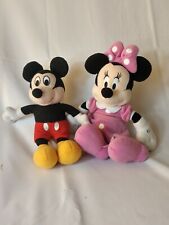 Disney Mickey Mouse And Minnie Mouse 6” Mini Plush picture