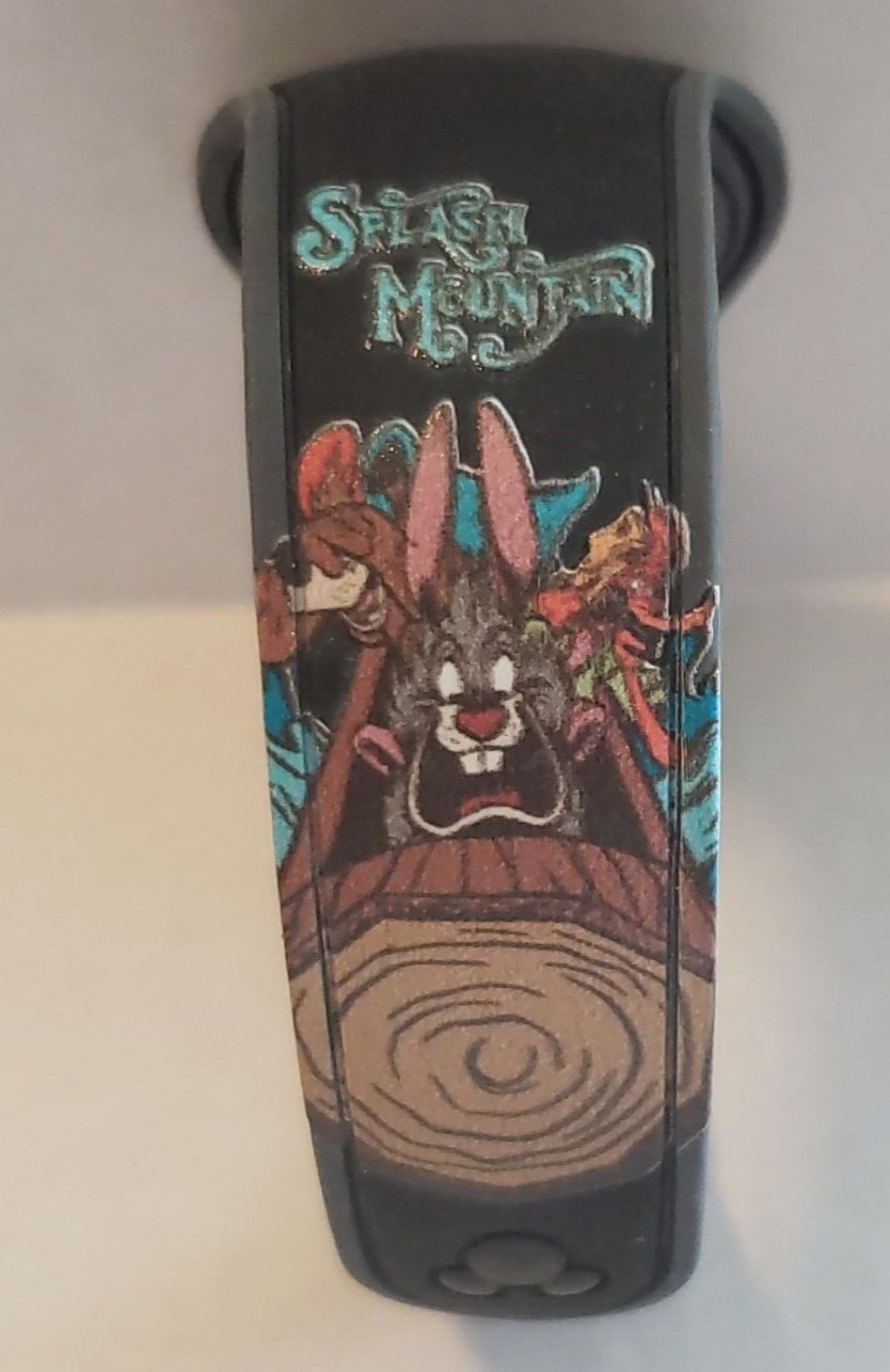 New Disney Parks WDW Black Splash Mountain Brer Rabbit Bear Fox MagicBand 2.0