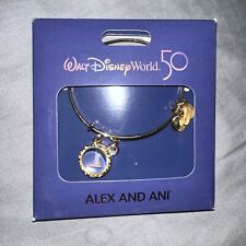 Walt Disney World 50th Anniversary Castle Goldtone Bracelet by Alex and Ani picture