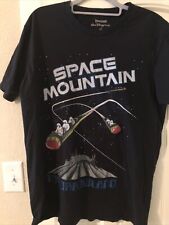 Disneyland/World Space Mountain T Shirt  Black Adult L Tomorrowland Astronauts picture