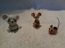 Vintage Micro Mini Mice - Lot of 3 picture