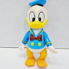 Donald Duck Squeaky Toy Poseable Rubber Vintage Japan Walt Disney Productions picture