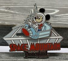 Disney DLR MICKEY MOUSE - SPACE MOUNTAIN SLIDER MOVING ATTRACTION LOGO Pin picture
