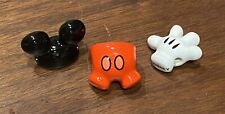 Disneyland Ceramic Beads MICKEY MOUSE's EARS, SHORTS & HAND Mint picture