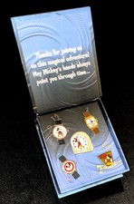 Mickey Mouse JOURNEY THROUGH TIME 2003 SIGNED Pin Set LE 1200 Walt Disney World picture