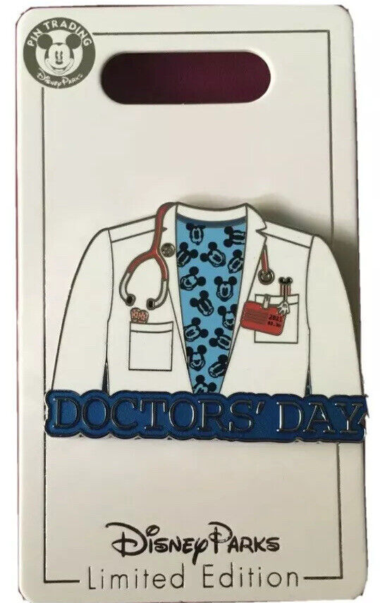 Disney Doctors Day 2021 Pin Mickey Tie Doctors’ Day Pin 2021 Limited