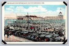 Amusement Park Jack Rabbit Roller Coaster The Whip Old Cars Old Orchard Beach ME picture