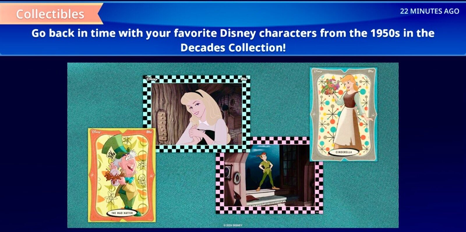 Topps Disney Collect 1950s Decades Collection All SR+RARE+UC 135 Card Set +AWARD