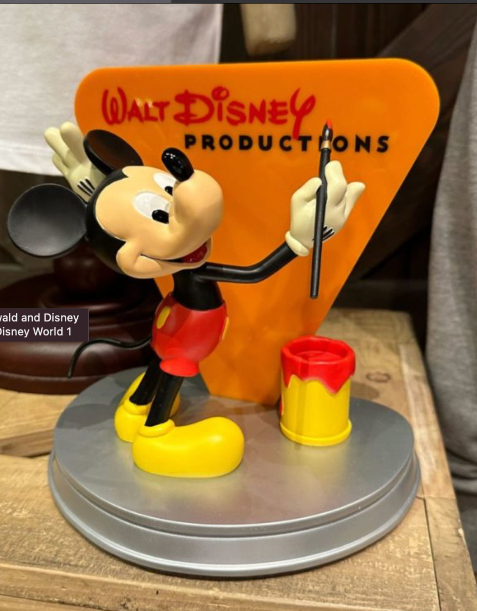 100 Years Eras Walt Disney Studios Mickey Logo Figurine 2023 Disney Parks NEW