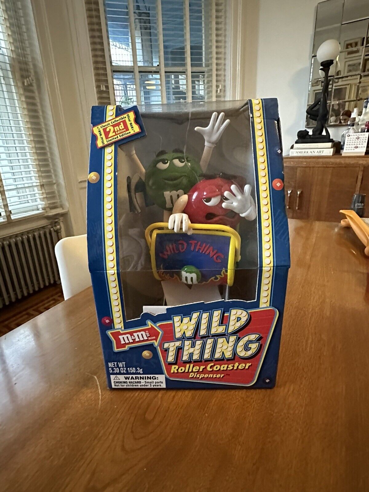 M&M\'s WILD THING Roller Coaster Candy Dispenser MM Candy Co. Sealed New In Box